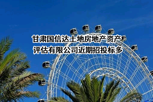 甘肃国信达土地房地产资产评估有限公司