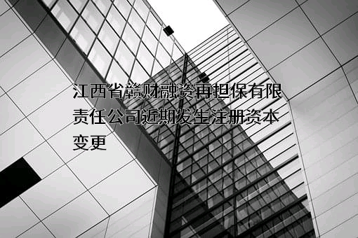 江西省赣财融资再担保有限责任公司