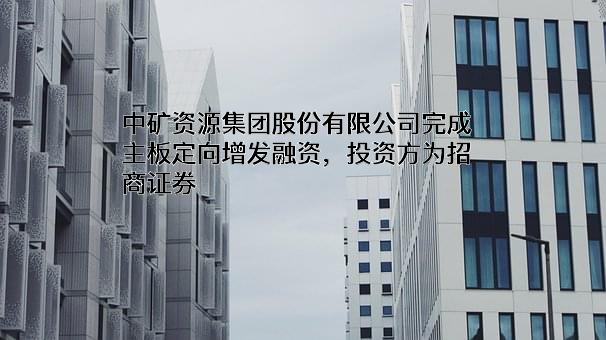 中矿资源集团股份有限公司