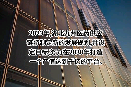 湖北九州医药供应链有限公司