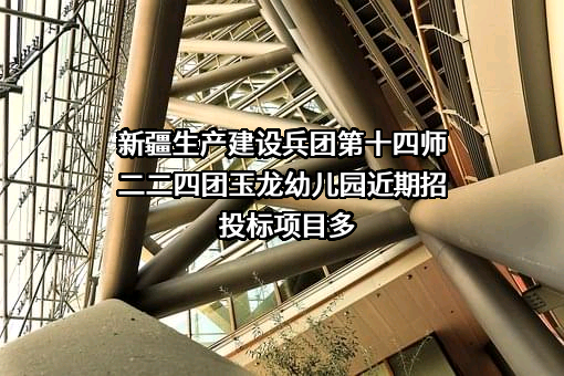 新疆生产建设兵团第十四师二二四团玉龙幼儿园