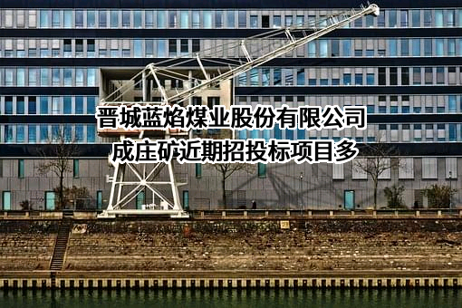 晋城蓝焰煤业股份有限公司成庄矿