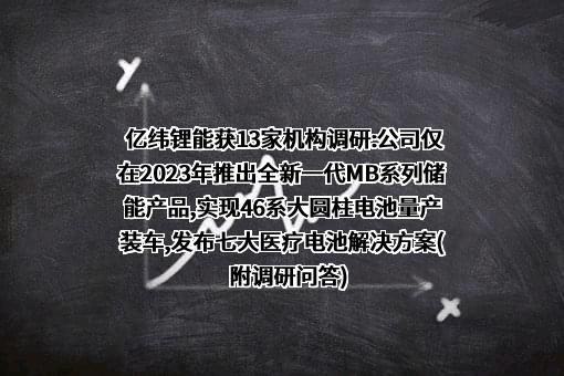 惠州亿纬锂能股份有限公司