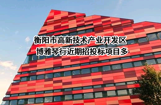 衡阳市高新技术产业开发区博雅琴行近期招投标项目多