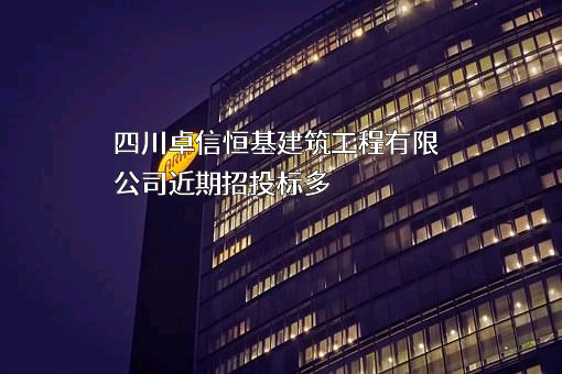 四川卓信恒基建筑工程有限公司