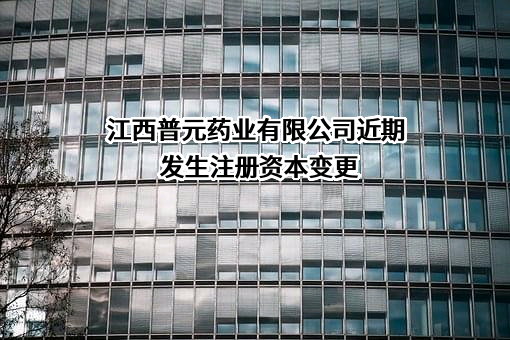 江西普元药业有限公司