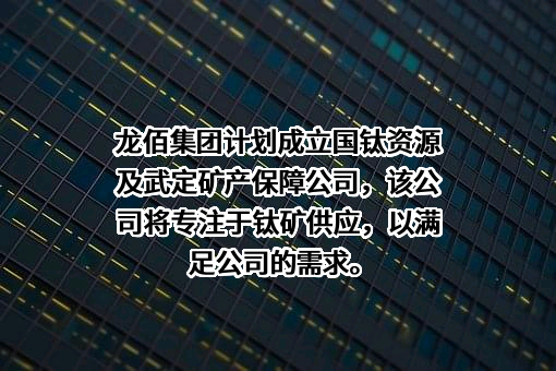 龙佰集团股份有限公司