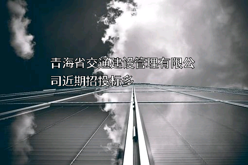 青海省交通建设管理有限公司