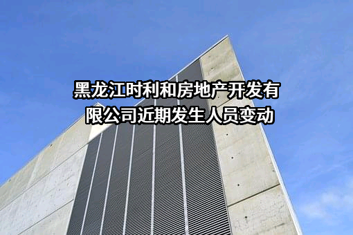 黑龙江时利和房地产开发有限公司