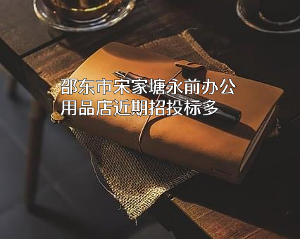 邵东市宋家塘永前办公用品店近期招投标项目多