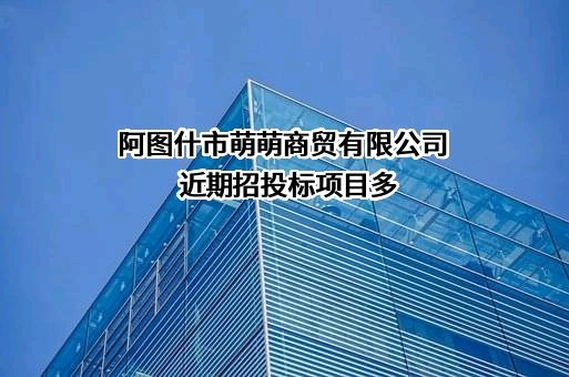 阿图什市萌萌商贸有限公司