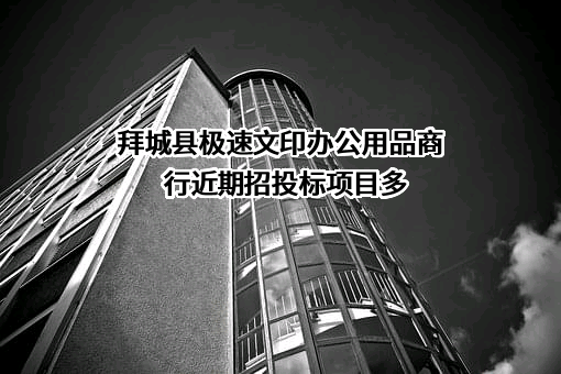 拜城县极速文印办公用品商行