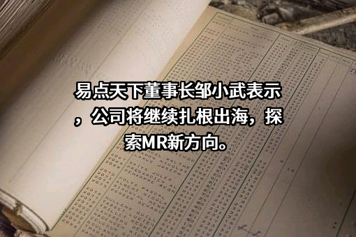 易点天下网络科技股份有限公司