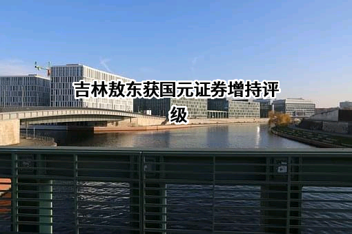 吉林敖东获国元证券增持评级