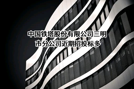 中国铁塔股份有限公司三明市分公司