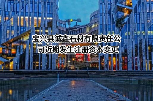宝兴县诚鑫石材有限责任公司