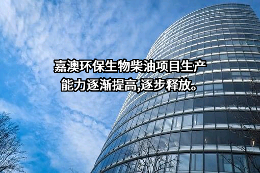浙江嘉澳环保科技股份有限公司