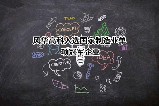 广东风华高新科技股份有限公司