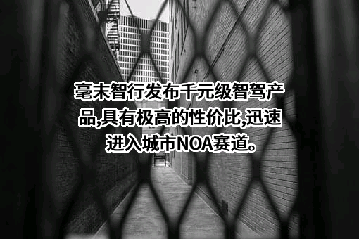 毫末智行科技有限公司