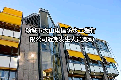 项城市大山电信防水工程有限公司