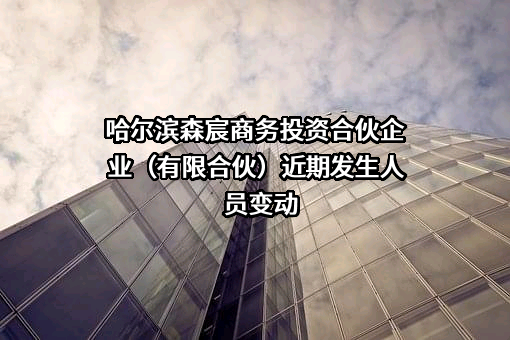 哈尔滨森宸商务投资合伙企业（有限合伙）