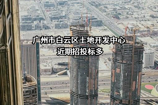 广州市白云区土地开发中心近期招投标项目多