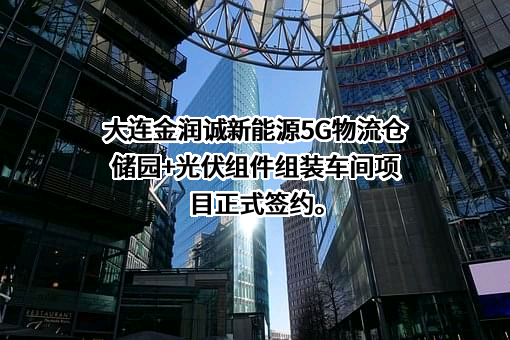 大连金润诚新能源有限公司