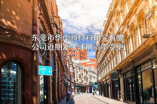 东莞市华南新材料研究有限公司