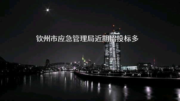钦州市应急管理局