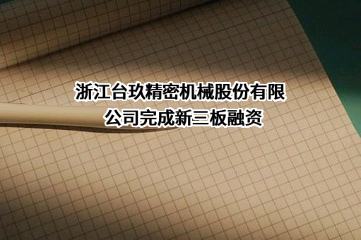 浙江台玖精密机械股份有限公司