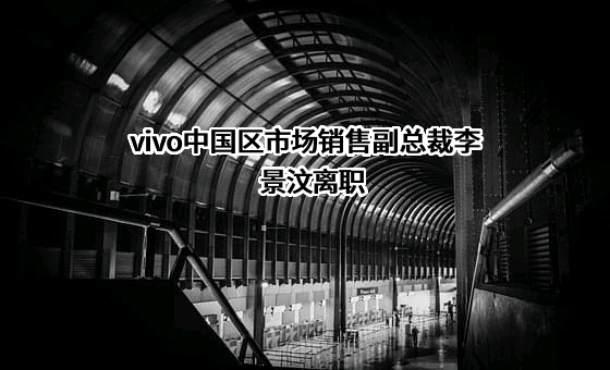 vivo中国区市场销售副总裁李景汶离职