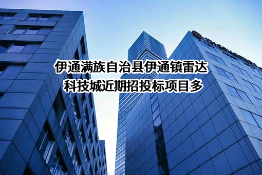 伊通满族自治县伊通镇雷达科技城