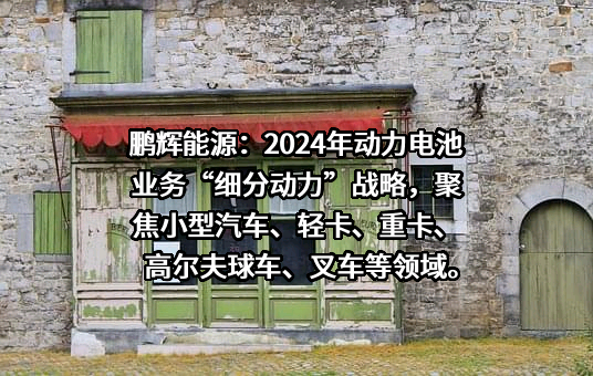 广州鹏辉能源科技股份有限公司