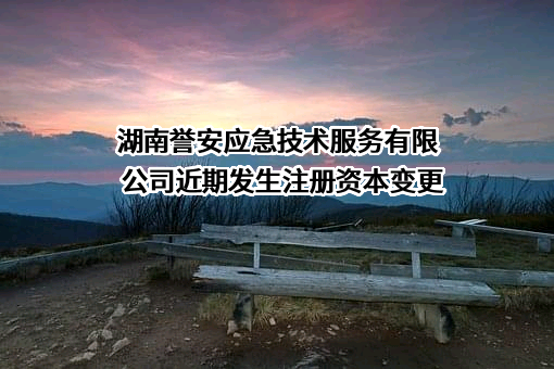 湖南誉安应急技术服务有限公司