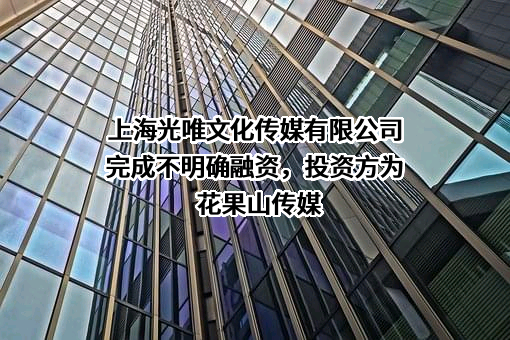 上海光唯文化传媒有限公司