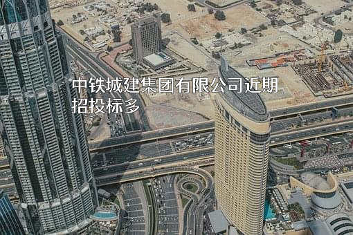 中铁城建集团有限公司近期招投标项目多