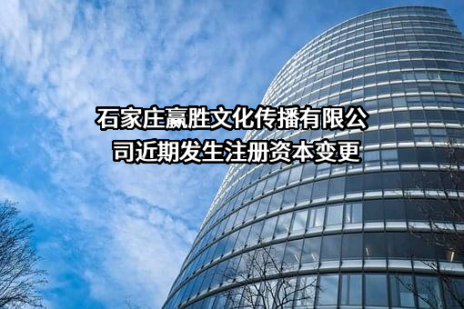 石家庄赢胜文化传播有限公司
