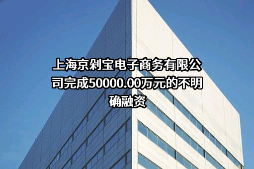 上海京剁宝电子商务有限公司完成50000.00万元的不明确融资