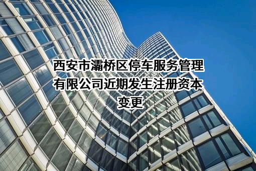 西安市灞桥区停车服务管理有限公司