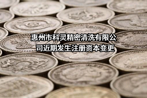 惠州市科灵精密清洗有限公司