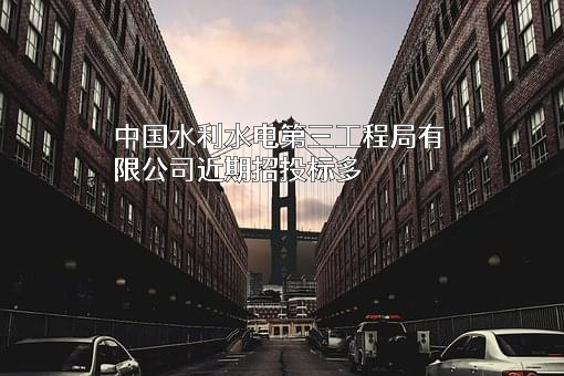 中国水利水电第三工程局有限公司
