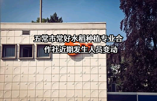 五常市常好水稻种植专业合作社近期发生人员变动