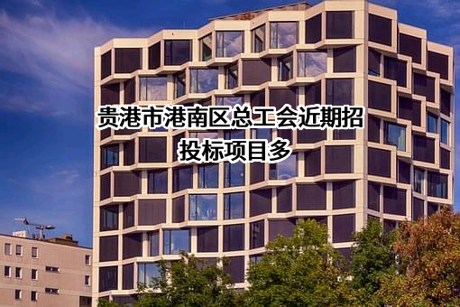 贵港市港南区总工会近期招投标项目多
