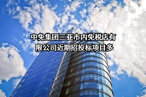 中免集团三亚市内免税店有限公司