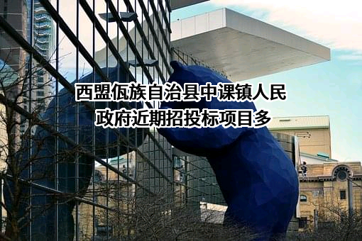 西盟佤族自治县中课镇人民政府近期招投标项目多