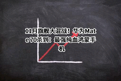 11月旗舰大混战！华为Mate 70杀到：最强纯血鸿蒙手机