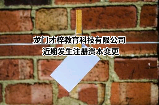 龙门才梓教育科技有限公司
