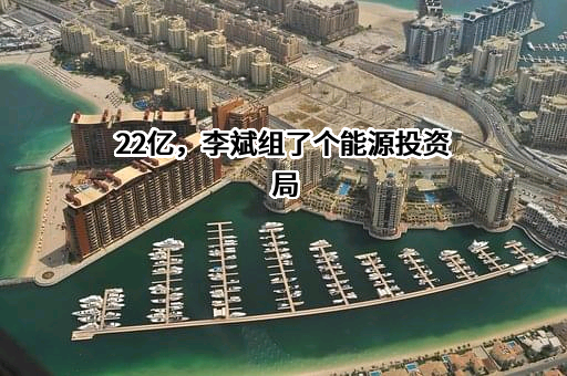 22亿，李斌组了个能源投资局