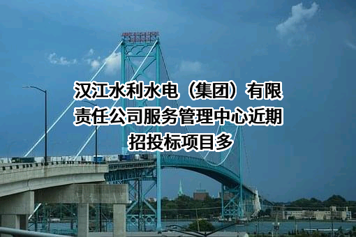 汉江水利水电（集团）有限责任公司服务管理中心近期招投标项目多