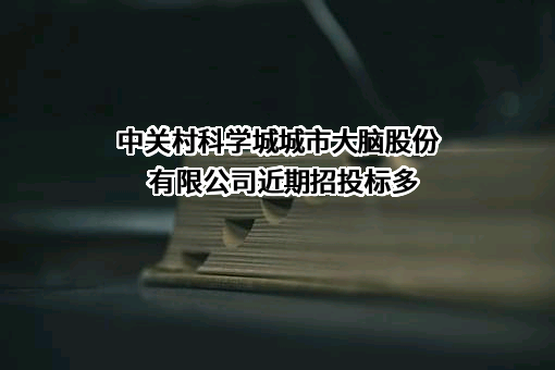 中关村科学城城市大脑股份有限公司